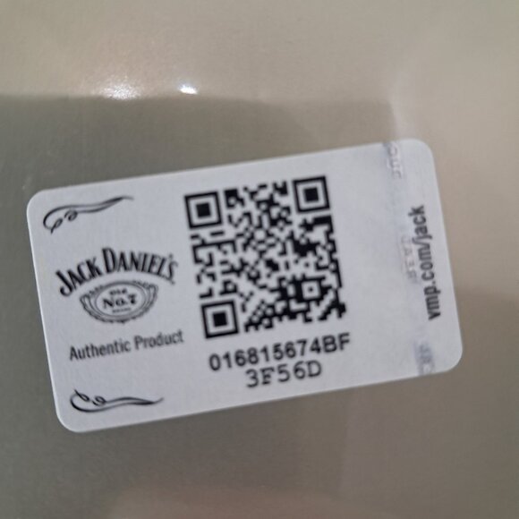 Black & White Jack Daniels Old No. 7 Label Large Premium Metal Tin Sign New!! - Picture 3 of 10